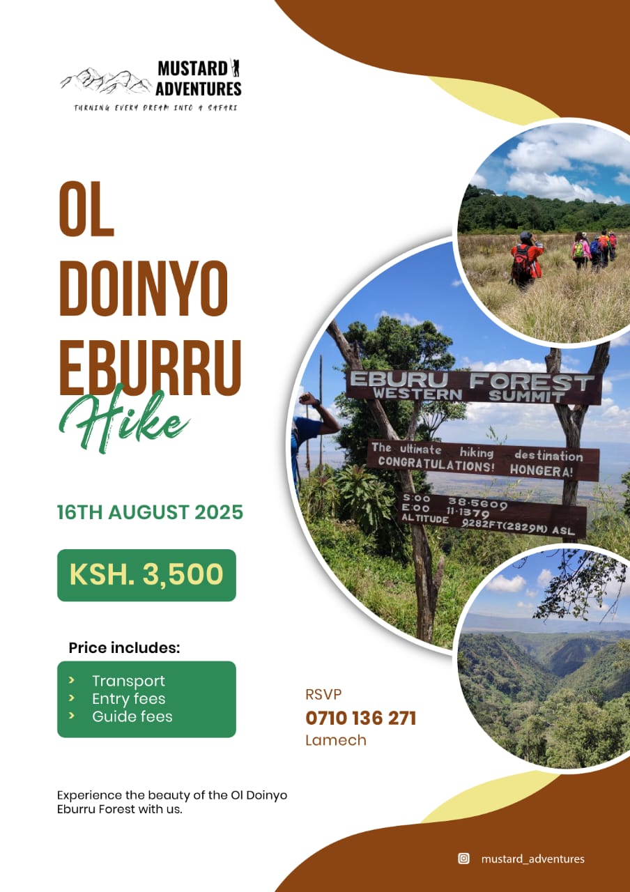 🌋 Explore Ol Doinyo Eburru with Mustard Adventures